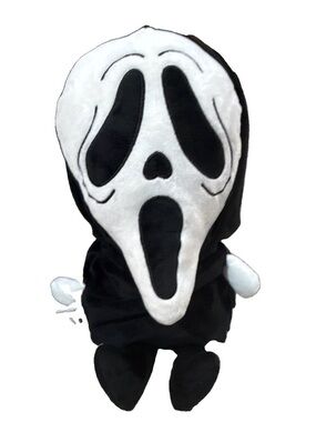 NWT Culturefly  Dog Toy GhostFace Plush Hooded Halloween Costume